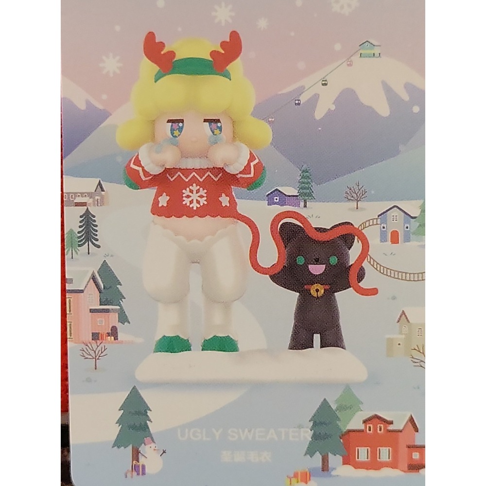 Pop Mart Seulgie Satyr Rory Cozy Winter Time SerieFigure Ugly Sweater Confirmed.